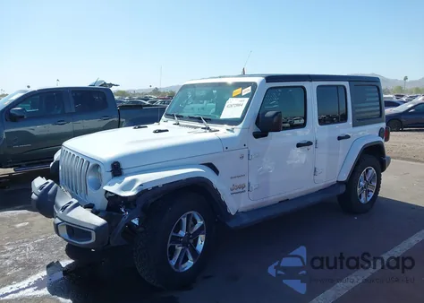 2018 Jeep Wrangler Unlimited Sahara 4X4 из США, поврежденный, VIN 1C4HJXEG8JW246548